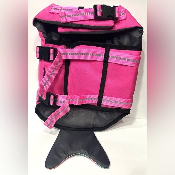 Cyeollo Dog Life Jacket Printed Dog Life Mermaid Vest for Swimming Adjustable.. - Picture 9 of 12